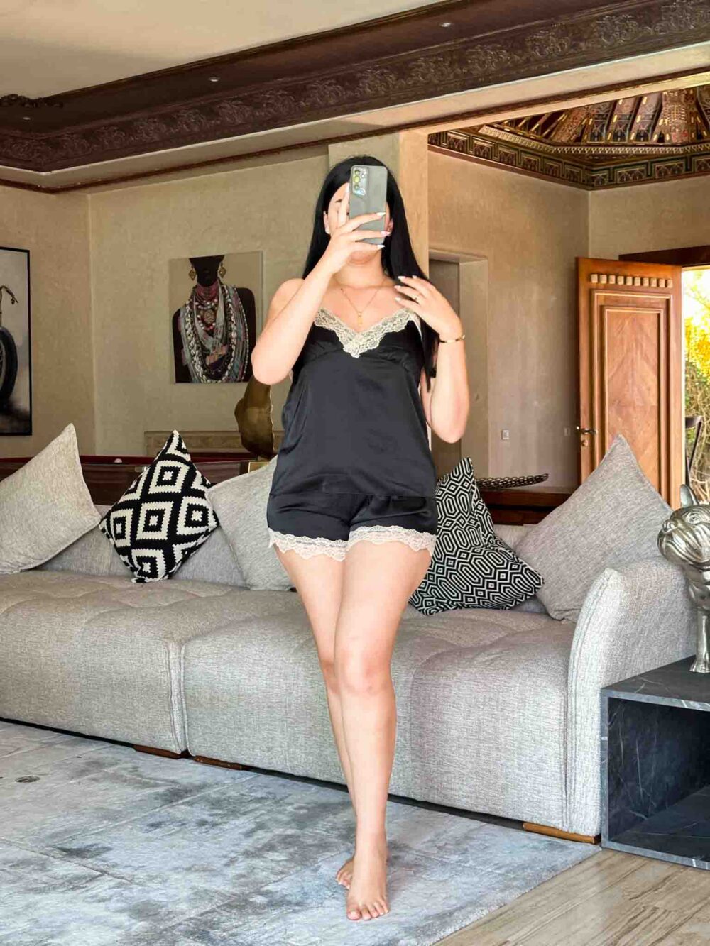 Solara (Ensemble 5 pièces en satin de soie et dentelle) by FERGIS_-37 Solara (Ensemble 5 pièces en satin de soie et dentelle) by FERGIS_-37